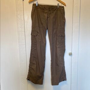Y2K Style Low Rise Cotton Cargo Pants
